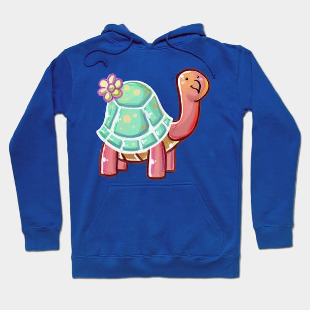 Flower Tortoise Hoodie by saradaboru